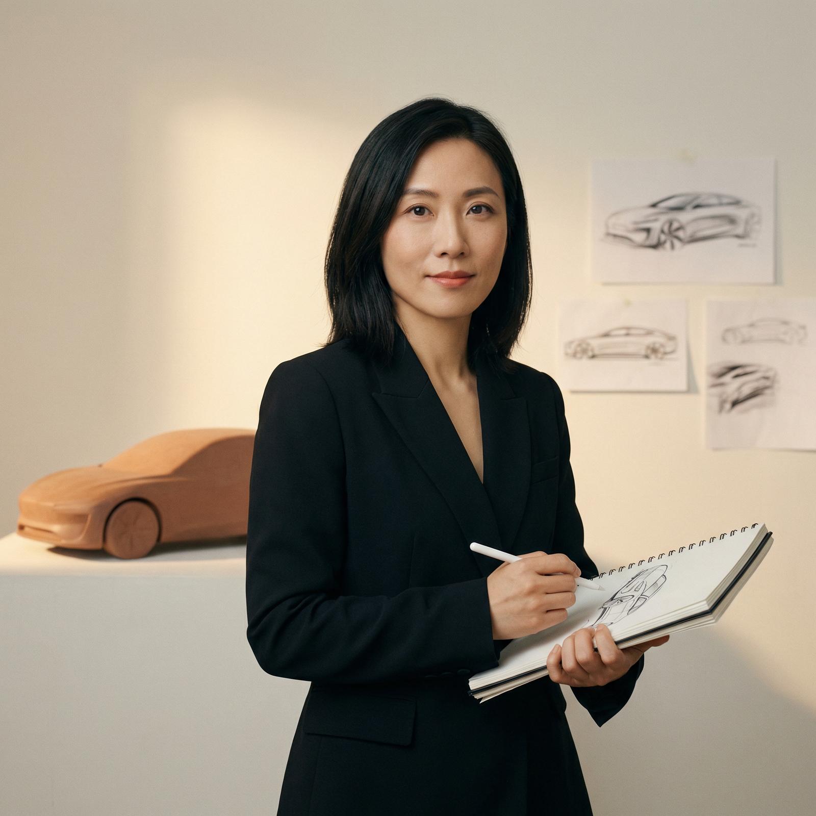 高清动漫汽车设计总监李雨桐