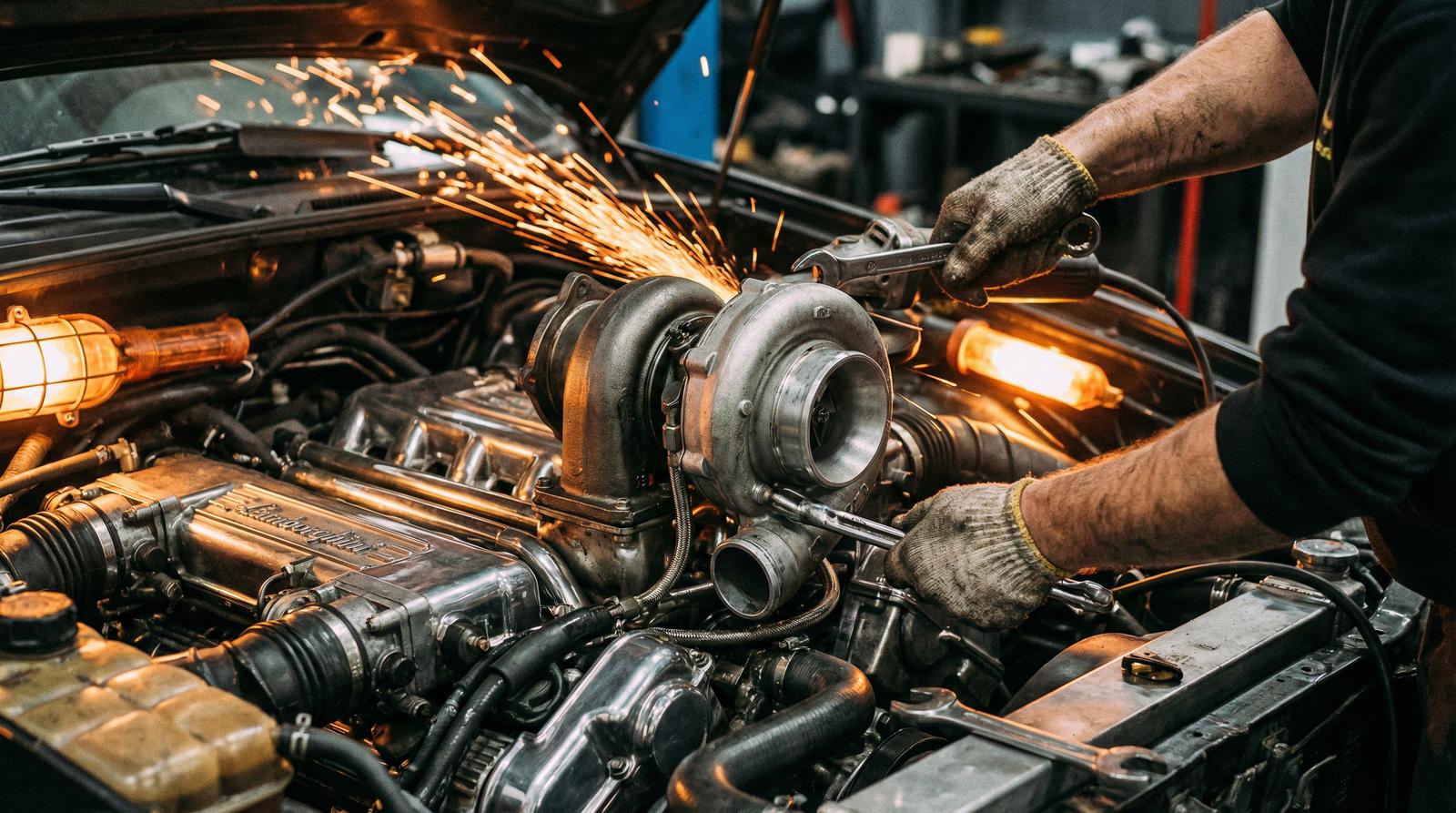 高清动漫修车视频-涡轮增压改装教程