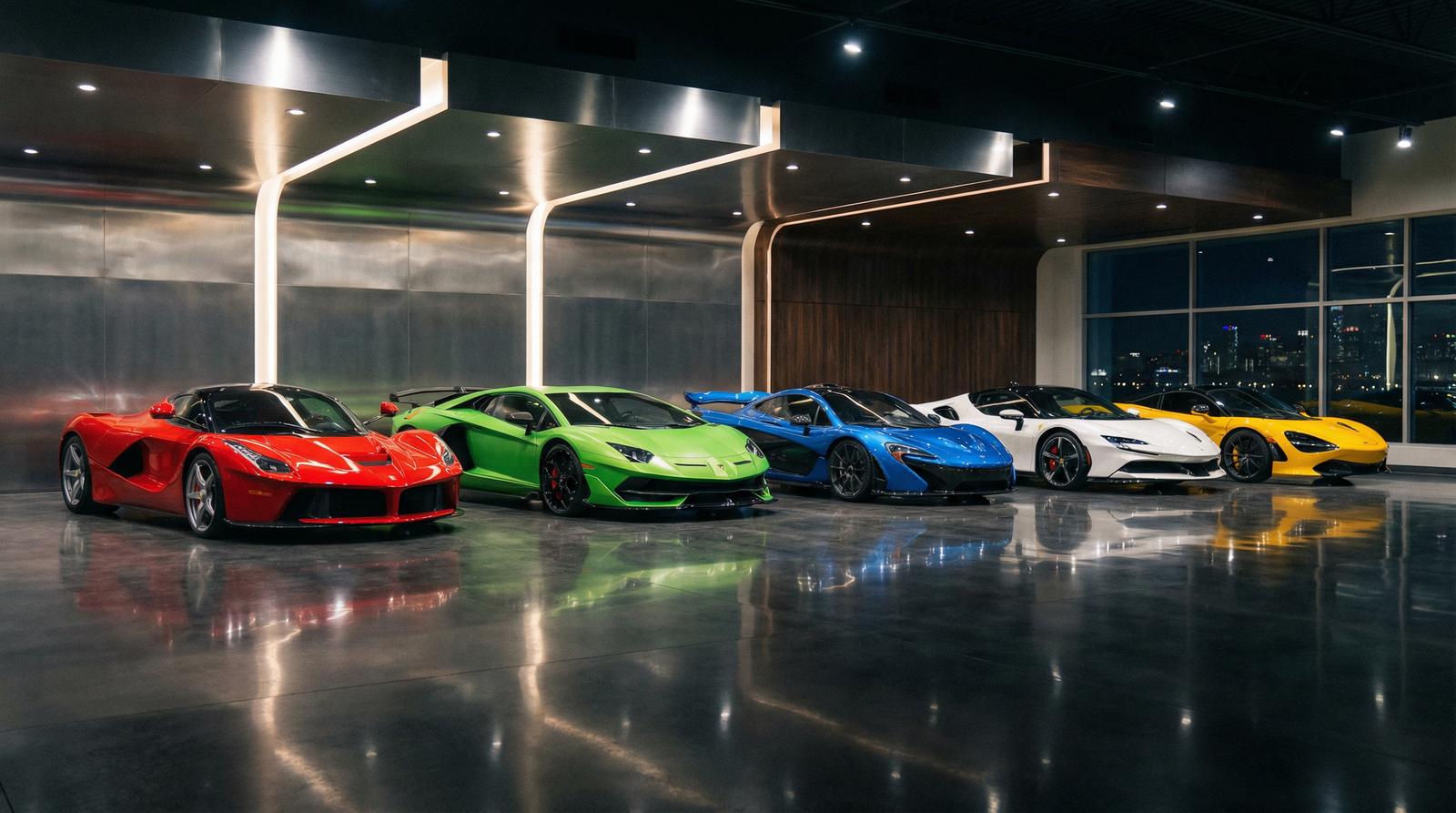 高清动漫跑车视频-超跑车库巡礼